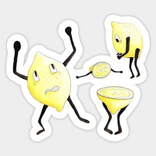 Riot of the lemons Sticker